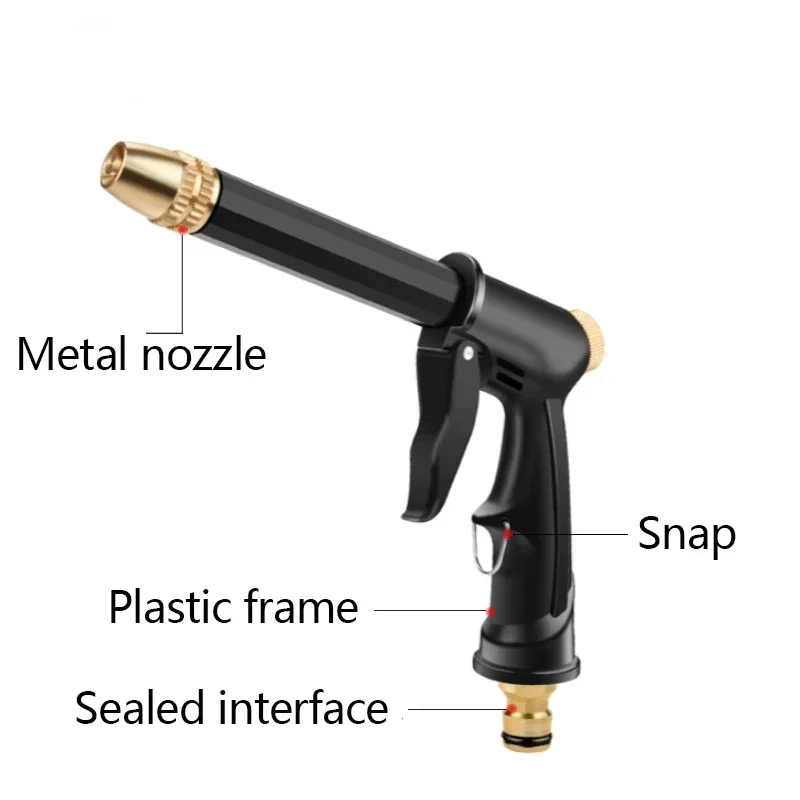 Portable High Pressure Water Gun for Car Wash and Garden