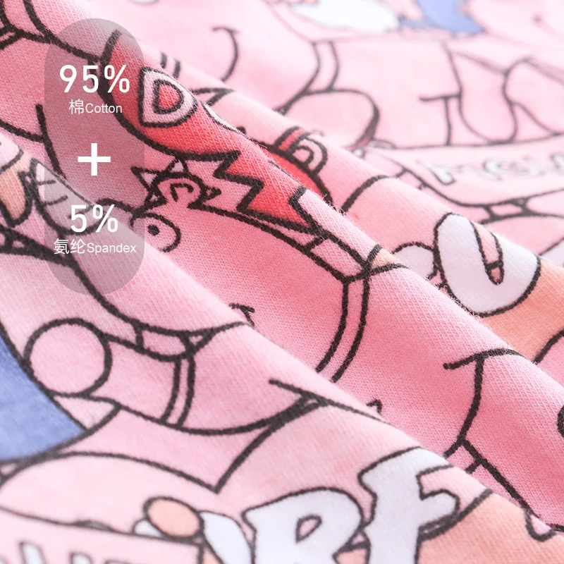 Men's underwear pink cute trendy cartoon boxer shorts