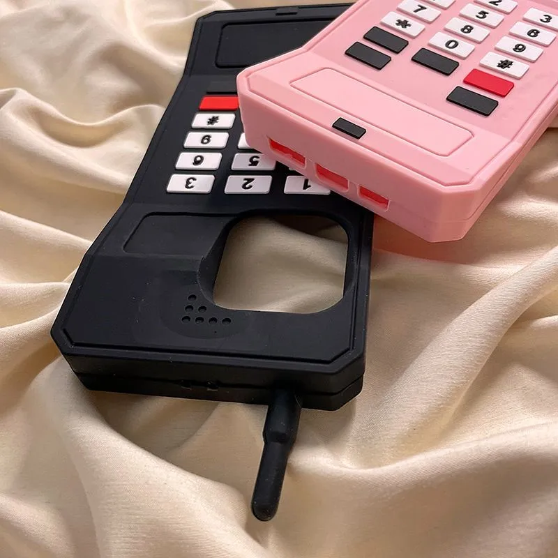 3D Retro Style Telephone Model Phone Case