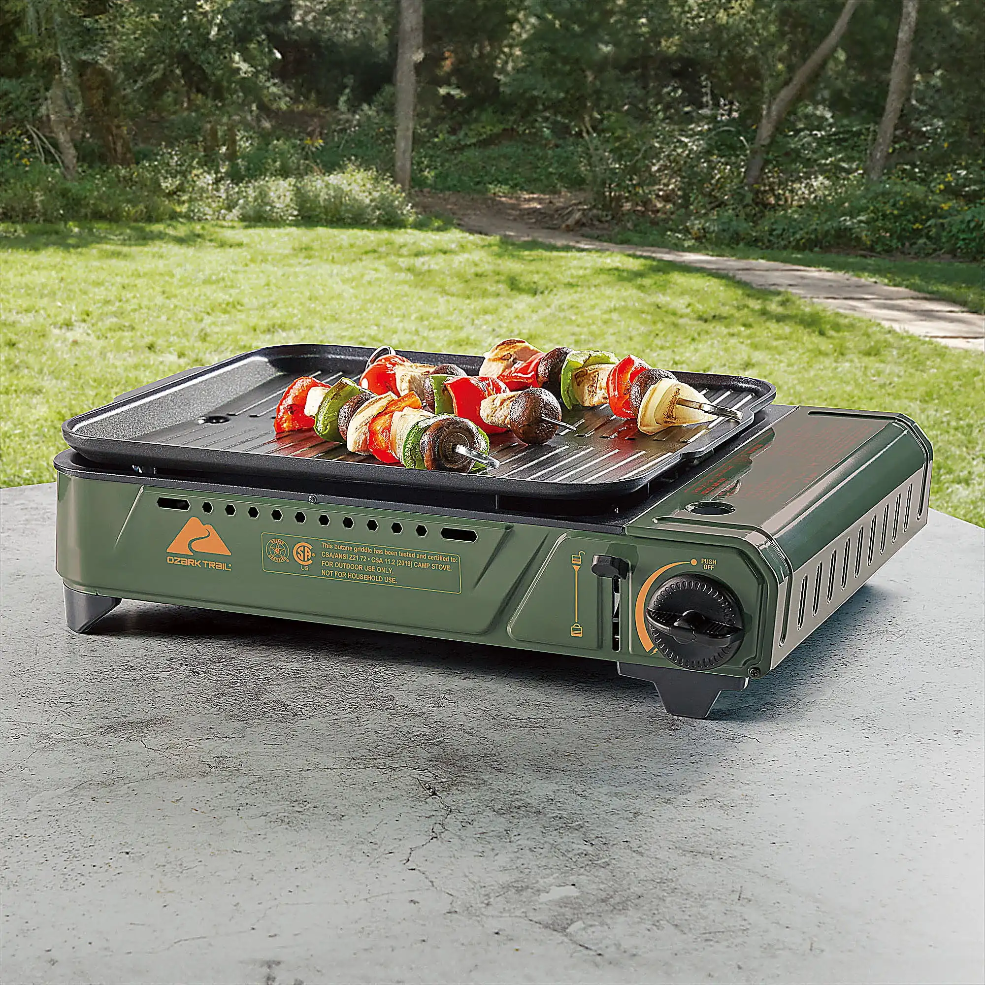 Ozark Trail Compact Butane Griddle with Nonstick Surface