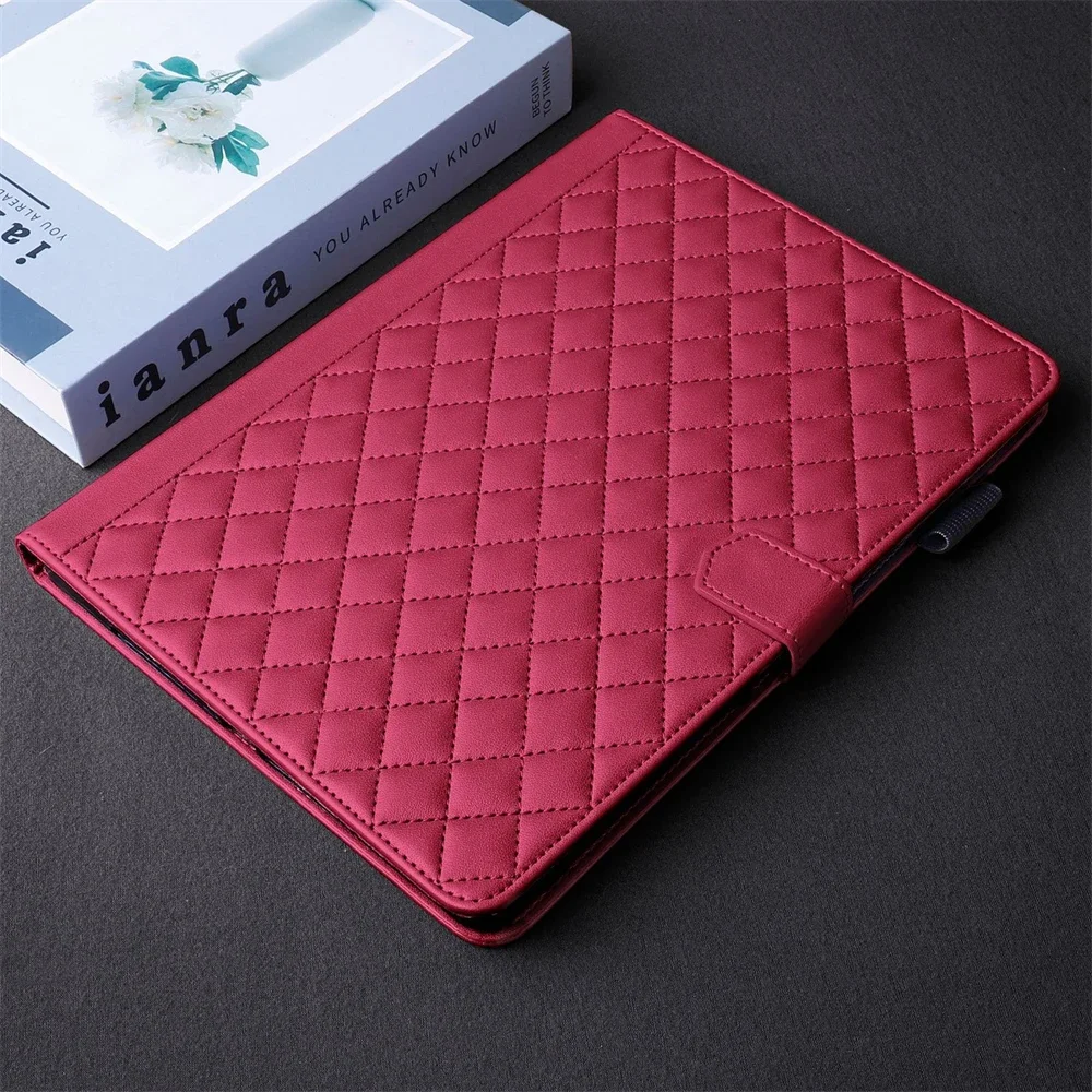 Elegant PU Leather Wallet Tablet Cover - Fashionable Protective Case in Chic Design