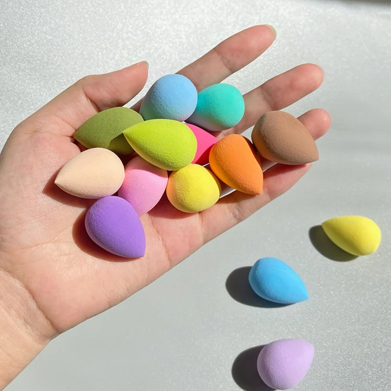 1000Pcs Wholesale Mini Makeup Sponge 3x2cm Beauty Egg Soft Foundation Puff Concealer Flawless Mixed Cosmetic Sponge Makeup Tools 4