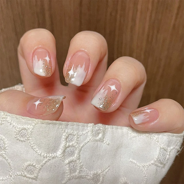 Nail Bella | Accessories | Short Oval Press On Nails Glue On Nails Ombre Nails  Short Press On Nails | Poshmark