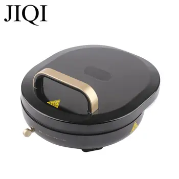 JIQI 가정용 양면 베이킹 팬, 전기 프라이팬, 크레이프 팬케이크 메이커, 자동 피자 파이 기계, 바베큐 도구, 220V