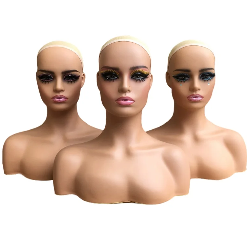 pvc-manequim-feminino-cabeca-com-manequim-ombro-perucas-e-colar-display-europeu-e-americano-maquiagem-modelo-props