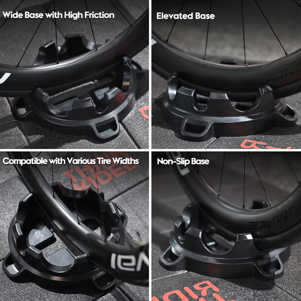 Enhanced Bike Trainer Front Wheel Block