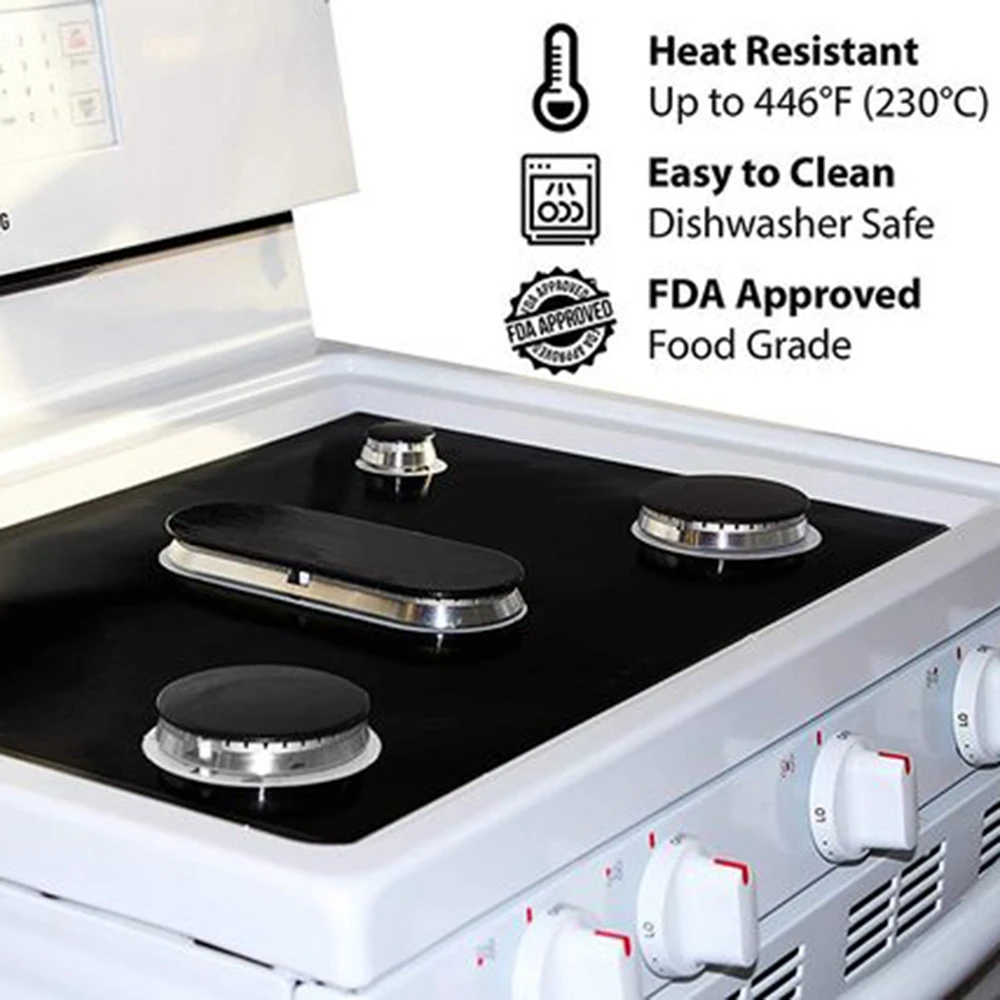 Kit Chapeaux De Cuisinière à Gaz - Lot De Couvercles Brûleurs Améliorés, Compatibles Plupart Modèles - Options Plat/concave - 11