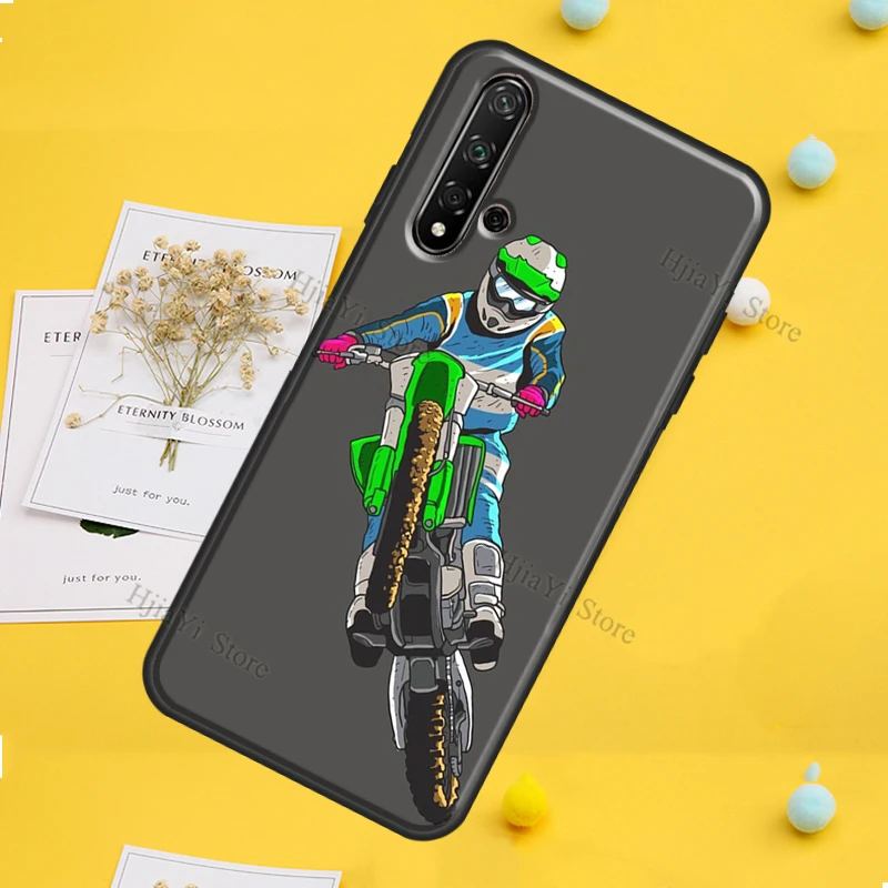 Rugged Moto Cross Motorcycle Sports Phone Case Cover