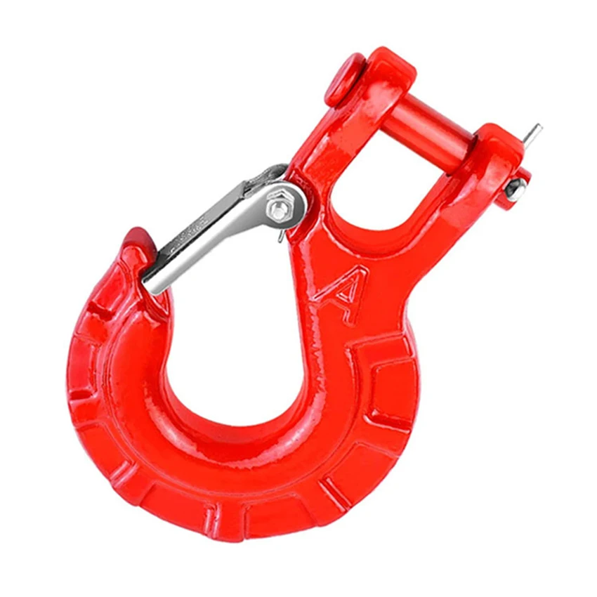 Car Rescue Trailer Hook Automobile Maintenance Tools Winch Hook Tractor Hitch Electric Winch Trailer Hitch Carbon Steel