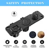 Dual QC3.0 USB Charger 3 in 1 Charger Socket Panel with Voltmeter Display Cigarette Lighter Socket Power on/off Toggle Switch 3