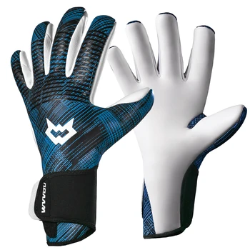 WVVOUgoalkeeper gloves, breathable professional goal keeper gloves with 4+3mm sticky latex palm, Guantes De Portero for training 1