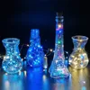 1Pcs 2 Meter 20 Led 1 Meter 10 Led Bottle Fairy String Lights Cork Christmas Wedding Party 5