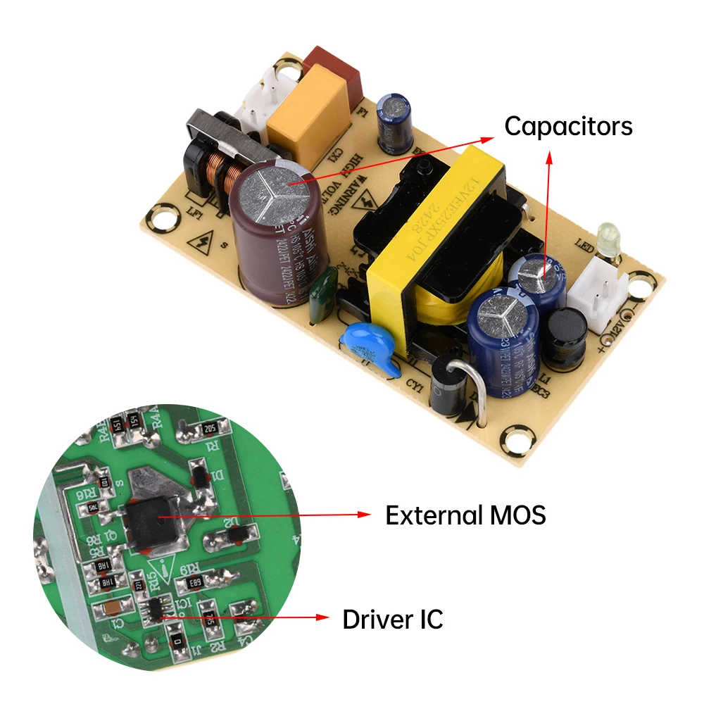 Alimentation à Découpage AC/DC, 100 ~ 240V 24V 5A 120W Source D