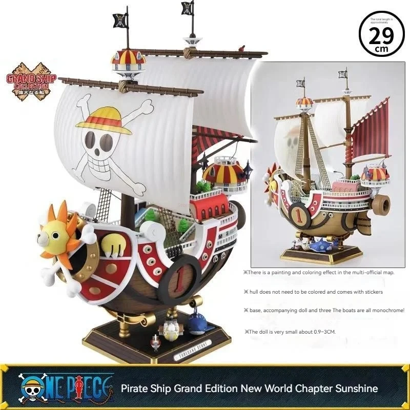 Anime One Piece Thousand Sunny Going Merry Boat Pvc Action Figure