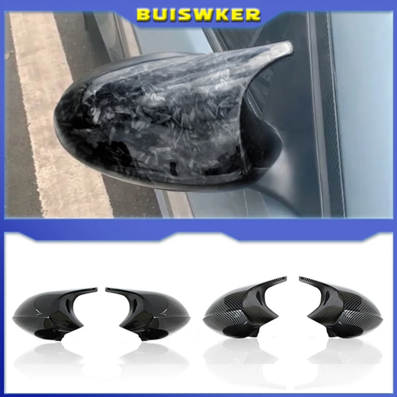 

E90 E91 Black M3 Style Cover E81 E82 E87 E88 for BMW 1 3 Series E92 E93 Carbon Fiber M Look Rear Mirror Cap Car Accessories
