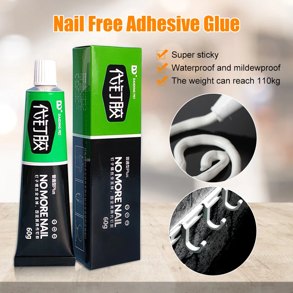 

30/60g All-purpose Glue Quick Drying Glue Strong Adhesive Sealant Fix Glue Nail Free For Stationery Plastic Glass Metal Ceramic