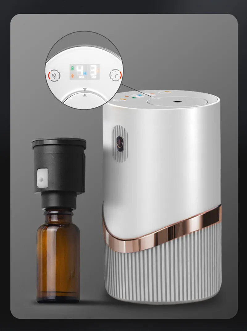 Waterless Aroma Diffuser Nebulizer Essential Oil Diffuser Mute Office Home Fragrance Air Freshener Electric Aromatic Diffuser 4
