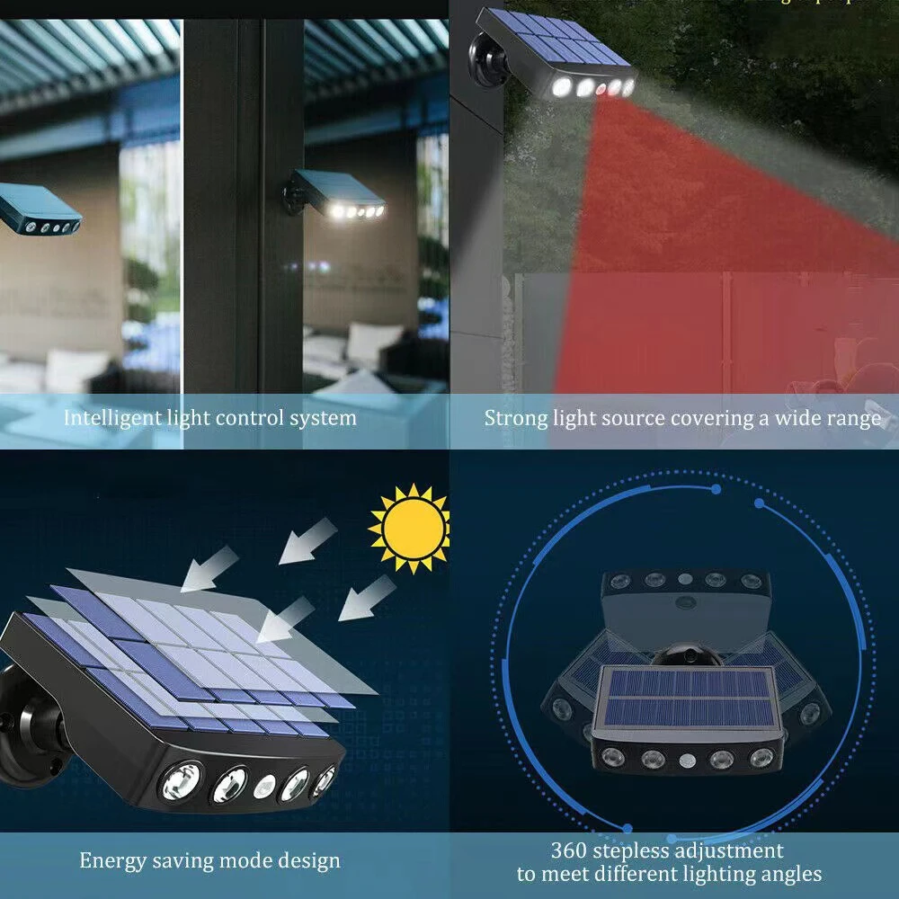 Outdoor Solar Lights Household Courtyard Lawn Garden Wall Light Lighting Human B