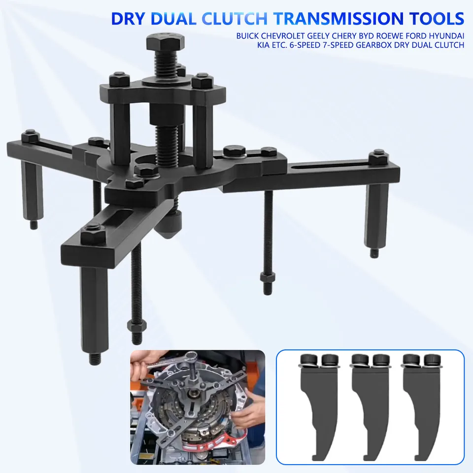 Dry Dual Clutch Transmission Remover & Installer Tool Kit - For Ford, Buick, Chevy, Hyundai, Kia LSY/LXH Engines
