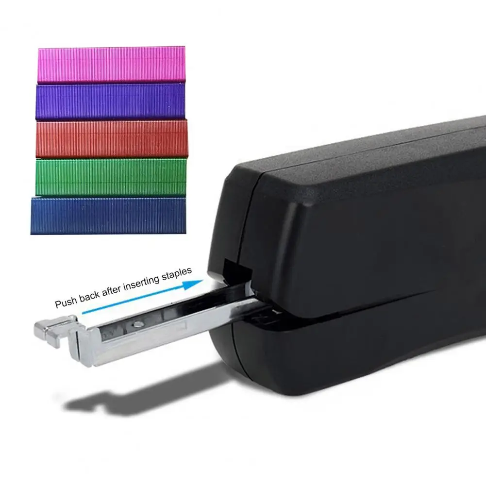 Green Colored Staple 3000 Refill for Desk Stapler 1000 Per Pack Total 3 Pack Office Staple School Bookbinding