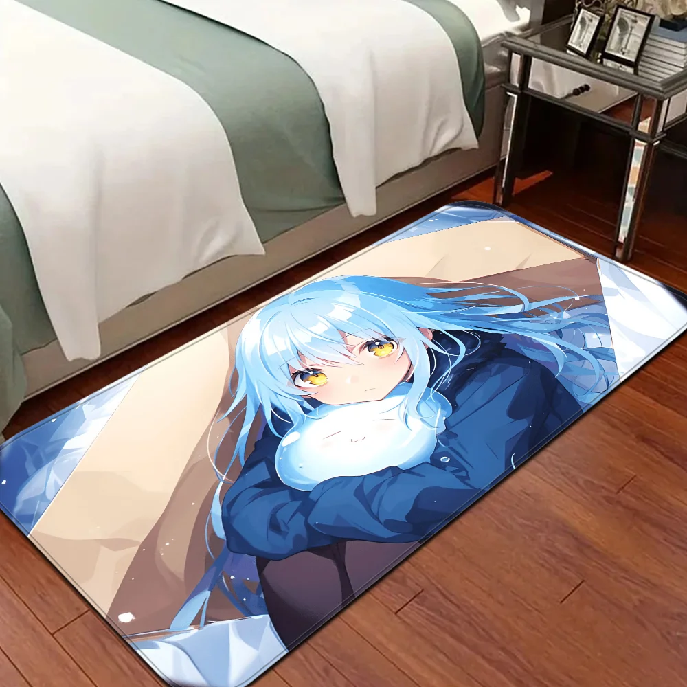 Demon Slime Rimuru Tempest Floor Mat Bathroom Mat Kids Room Bedroom Decoration Balcony Anti-Slip Doormat Living Room Welcome