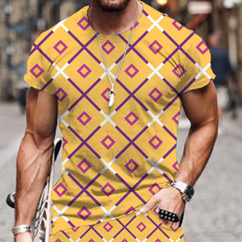 

Футболка мужская с коротким рукавом, модная свободная дышащая смешная рубашка в стиле ретро, с 3D-принтом, в стиле Харадзюку, оверсайз, повседневная одежда