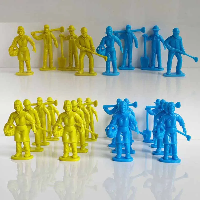 

4.5cm Farmer Doll Toy Accessories Farm Solid Static Model Baking Decorations