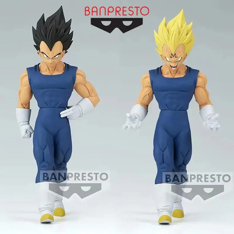 

Bandai Original BANPRESTO Dragon Ball SOLID EDGE WORKS Vegeta Anime Model ornament Collection Figure toy Christmas birthday gift
