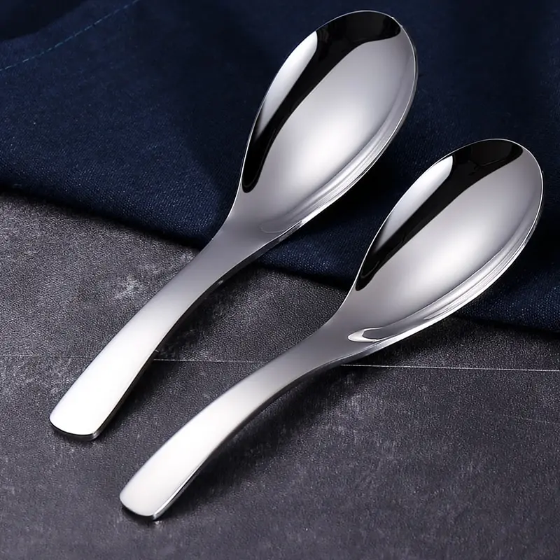 5pcs 304 Stainless Steel Spoons Dinner Spoon Spoons Thickened Coffee Spoon Dessert Kitchen Tableware Set stainless steel spoon cutlery set