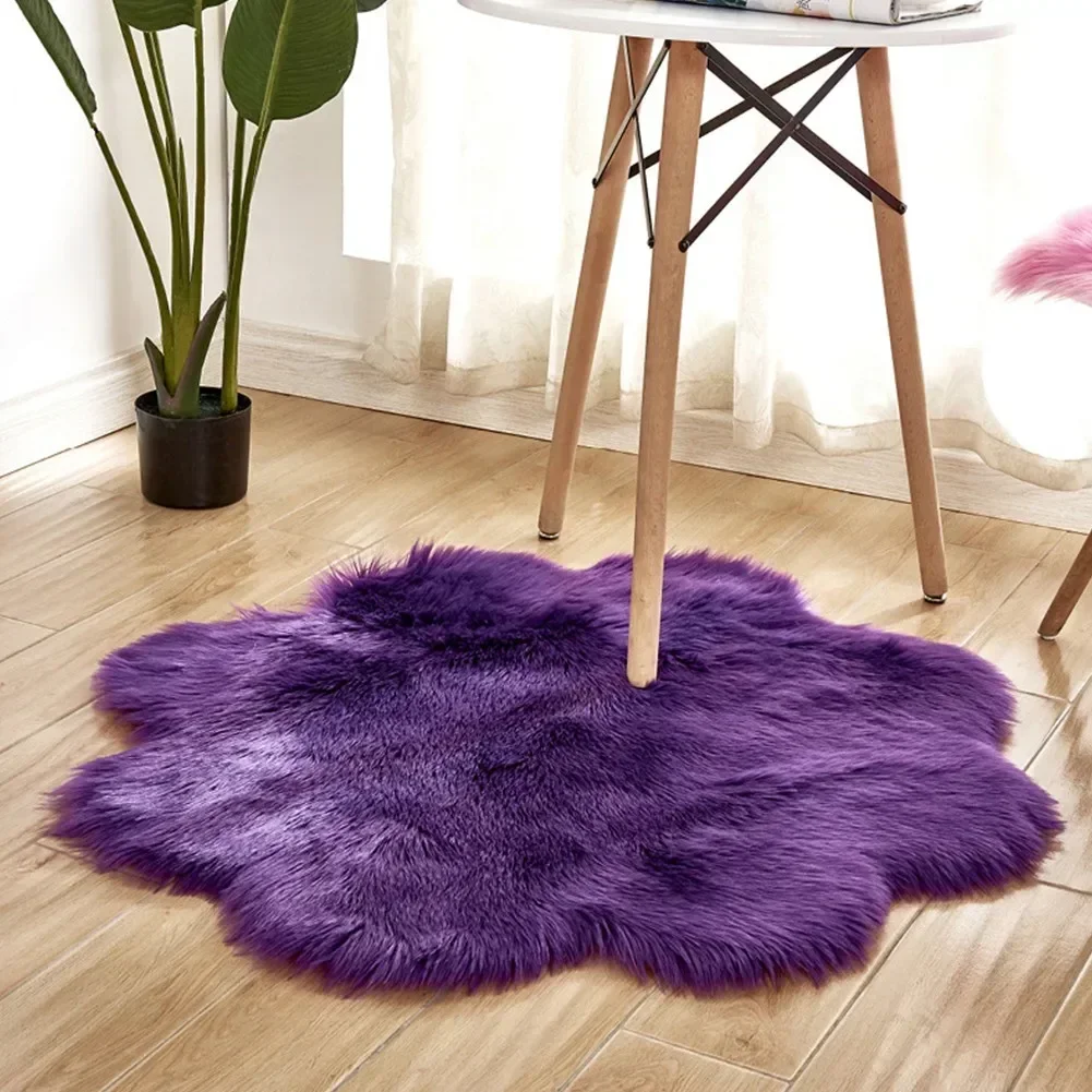 1pcs Home Decor Fur Rug 30cm*30cm Modern Style Spruce Up Your Living Room, Bedroom,sofa, Or Children's Room Decorations 5