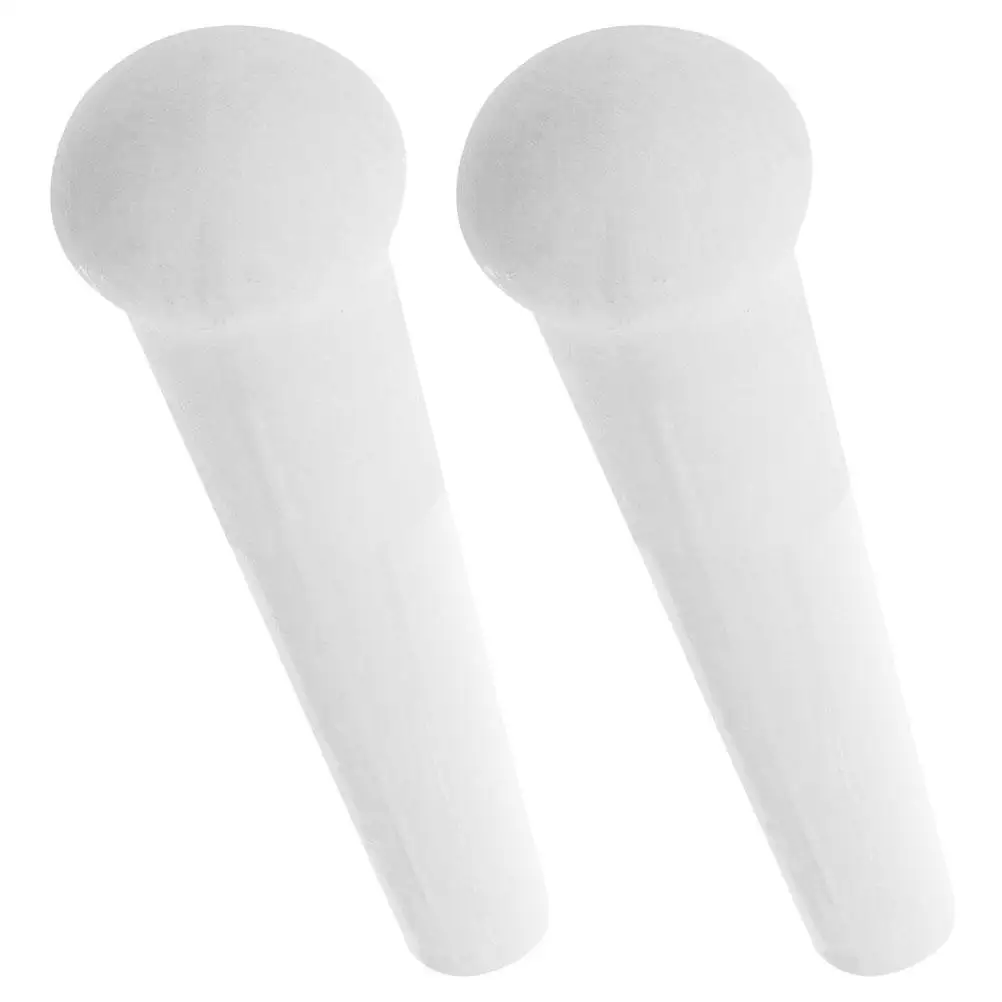 2 Pcs Ceramic Garlic Masher Manual Food Mill Porcelain Pestle For Grinding Vegetable Crusher Medicine Bowl Stick Mills