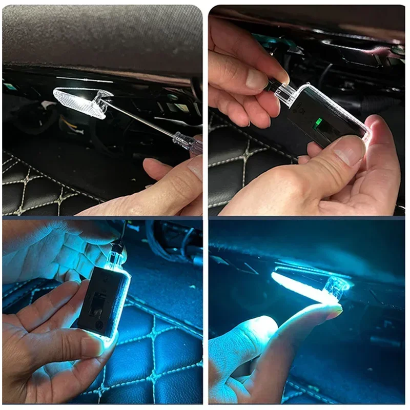 

LED Car Atmosphere Lamp Footwell Lights FOR Audi A4 B5 B6 B7 B8 A1 8X A3 8V 8P 8L A6 C5 C6 C7 A5 A7 A8 TT Q3 8U Q5 8R Q7 Q8