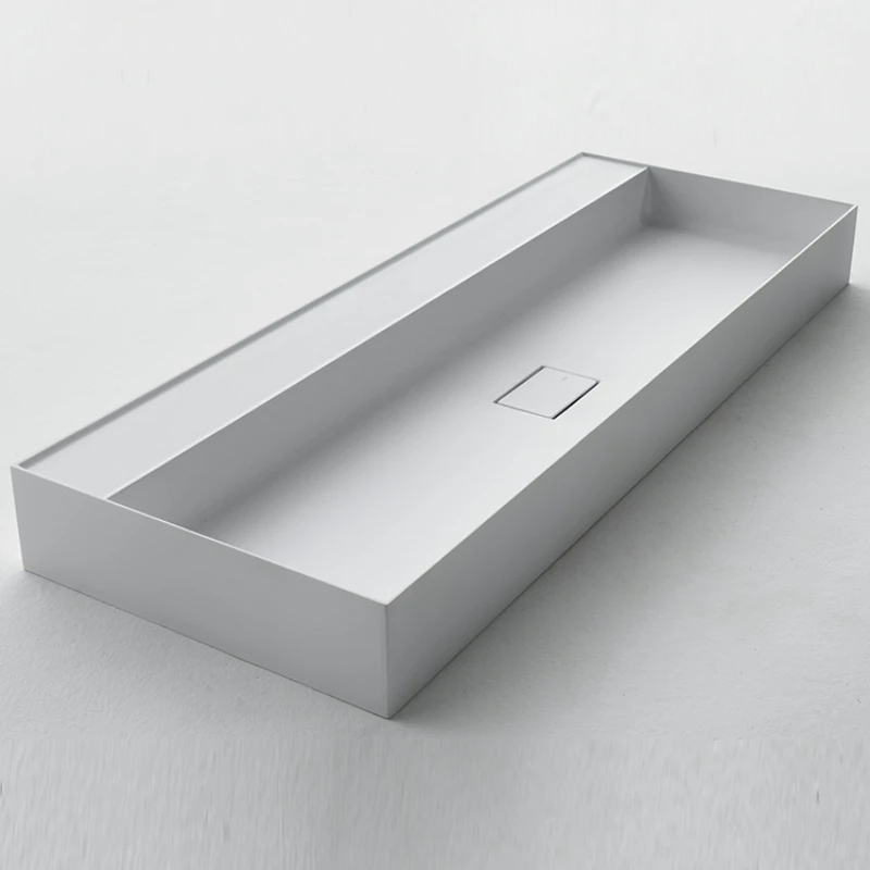 

Ultra-narrow thin edge integrated molding artificial stone washbasin washbasin sink sink washbasin toilet balcony customization