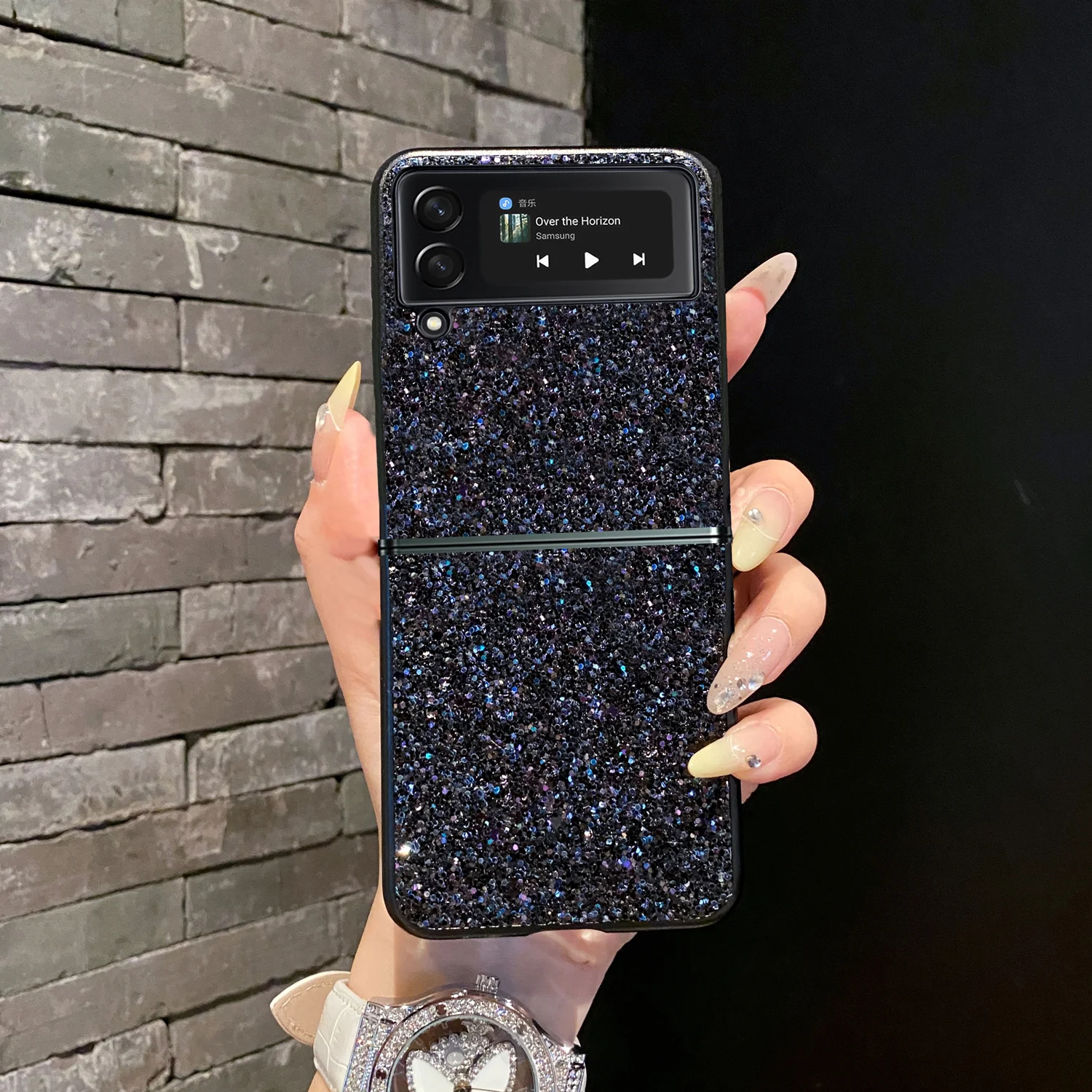 Luxurious Shiny Diamond Rhinestone Glitter Phone Case - Shockproof Protective Cover