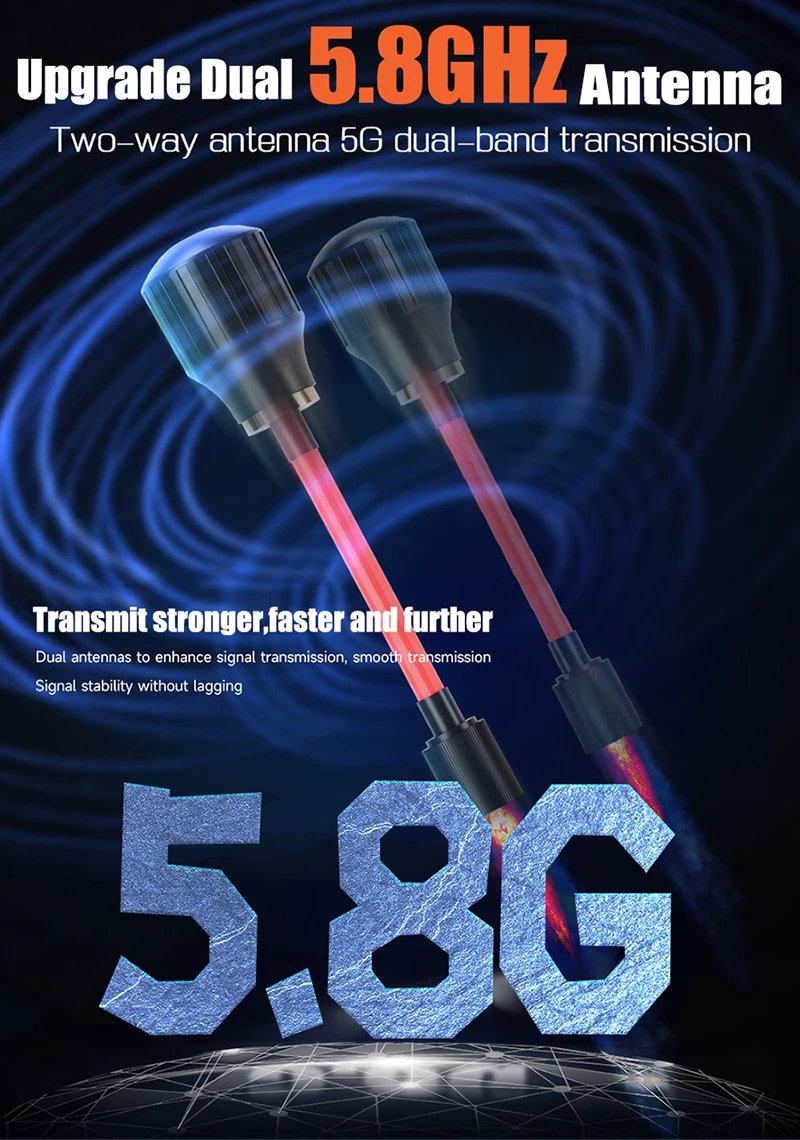 300m Wireless Extender 5.8Ghz Wireless HDMI Transmitter and Receiver Screen Shar