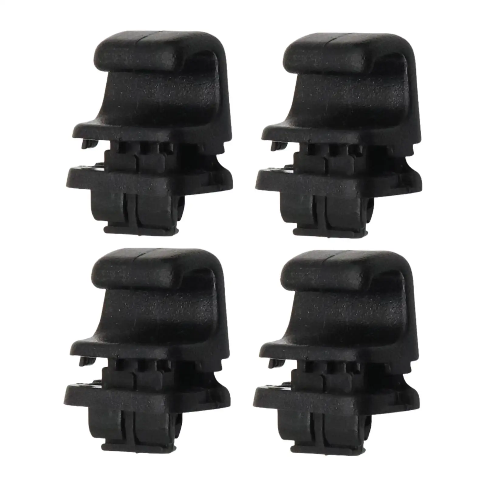 4 조각 인테리어 썬 쉐이드 블라인드 커튼 후크 83917-s8000 현대 20-23 용 검정색 견고한 간단한 설치 피팅