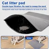Cat Litter Mat Non Slip Big Pet Litter Box Filter Mat Double Layer Wear Resistant Waterproof Cat Litter Mat Pet Clean Supplies 4