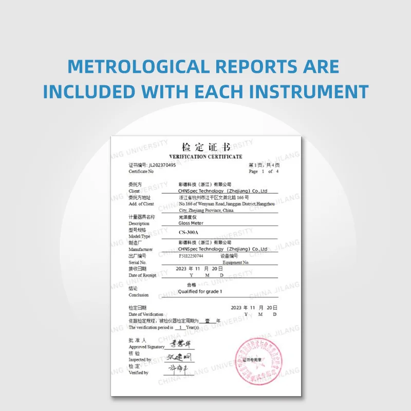 Medidor de Brillo Portátil 60° Profesional para Piedra, Cuero, Tela y Metal - Image 4