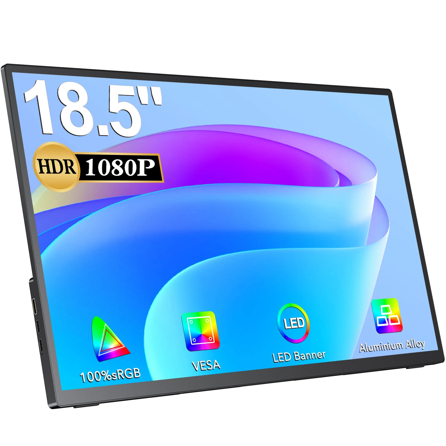 UPERFECT 18.5 inch portable monitor ips 2K 120Hz display monitor gaming