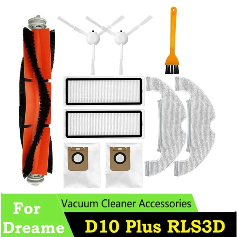 

10 шт., сменные детали для пылесоса Xiaomi Dreame Bot D10 Plus RLS3D L10plus/Z10pro