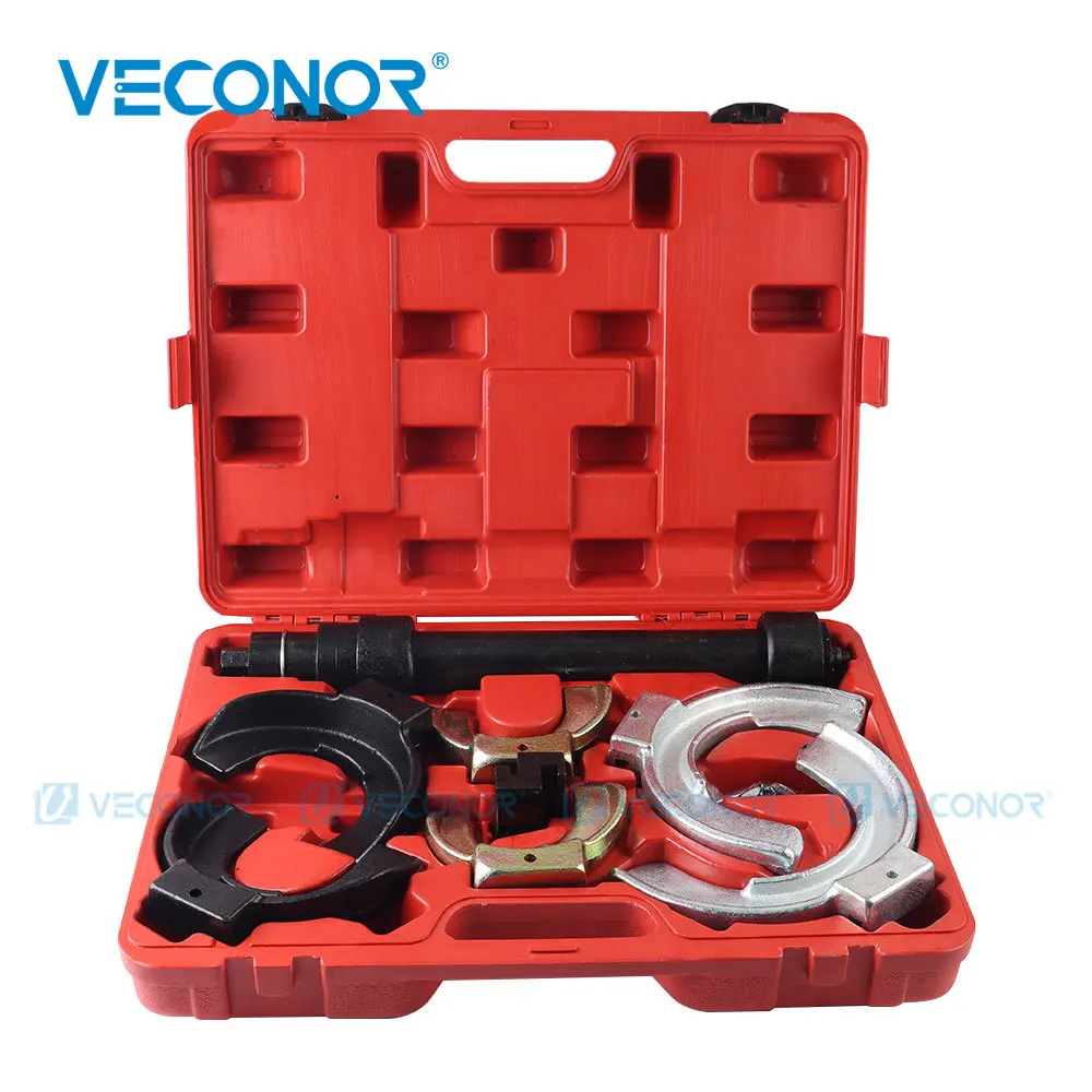 

Coil Spring Compressor Interchangeable Monoblock Forks Strut Spring Compressor Extractor Shock Absorber Disassembly Tool Set