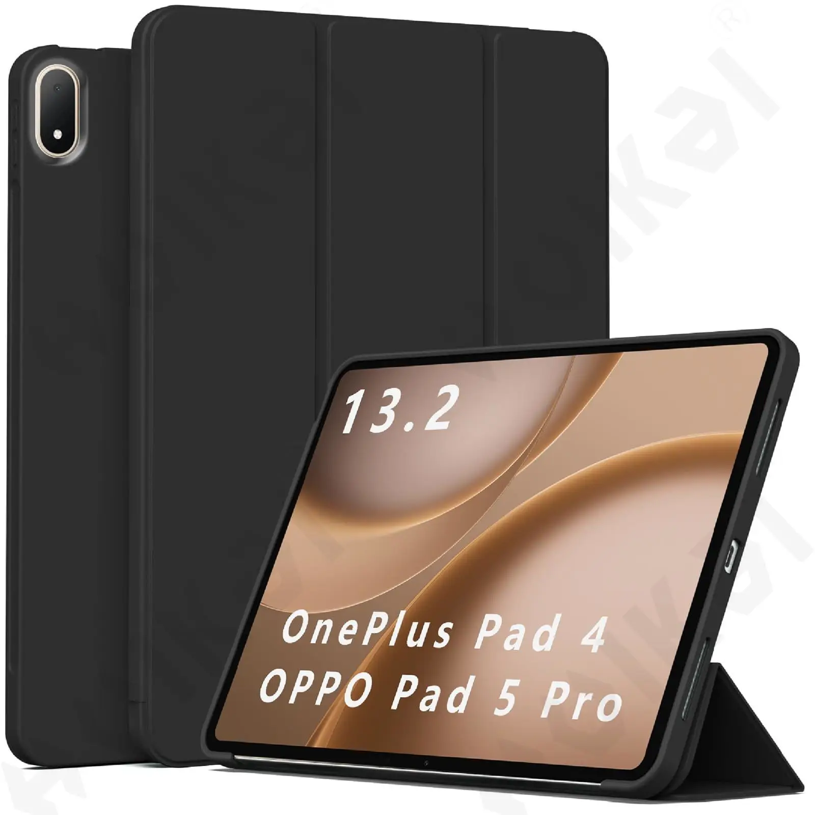 Elegant Trifold PU Leather Stand Case
