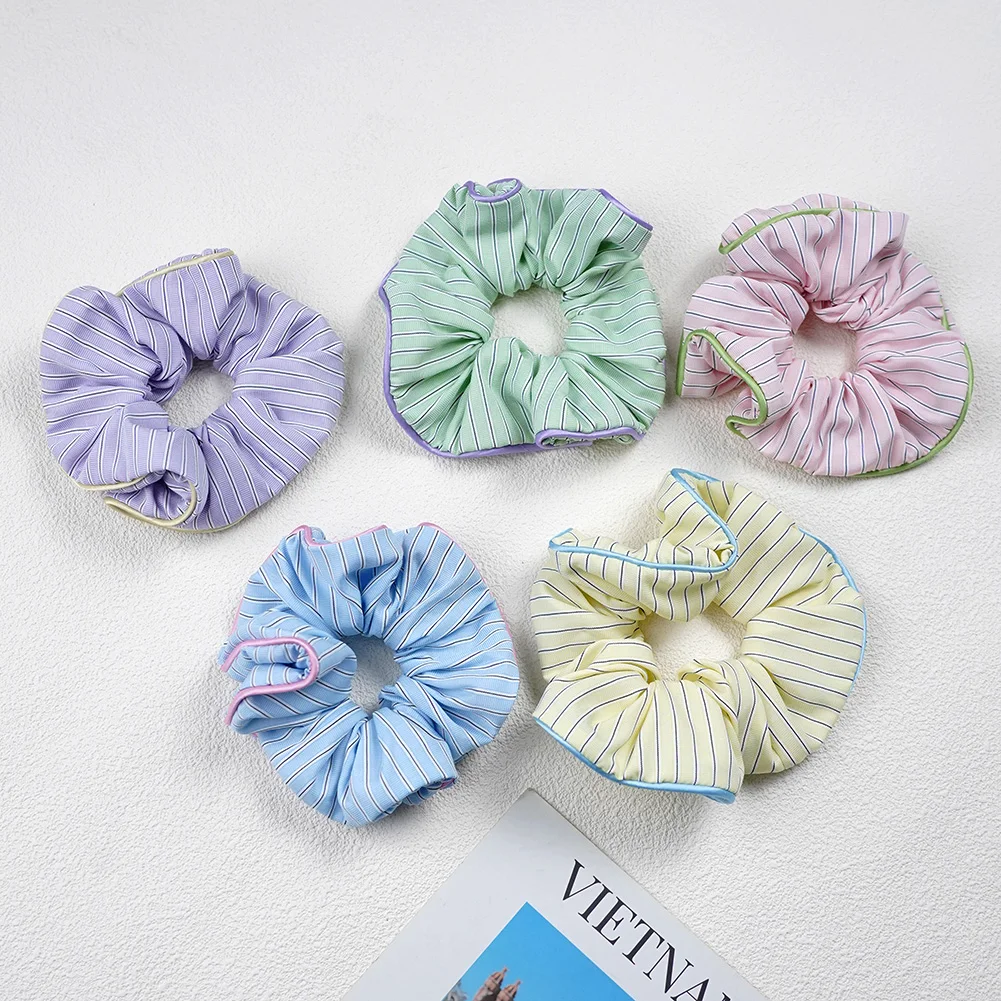 Vibrant Candy Color Hair Scrunchie