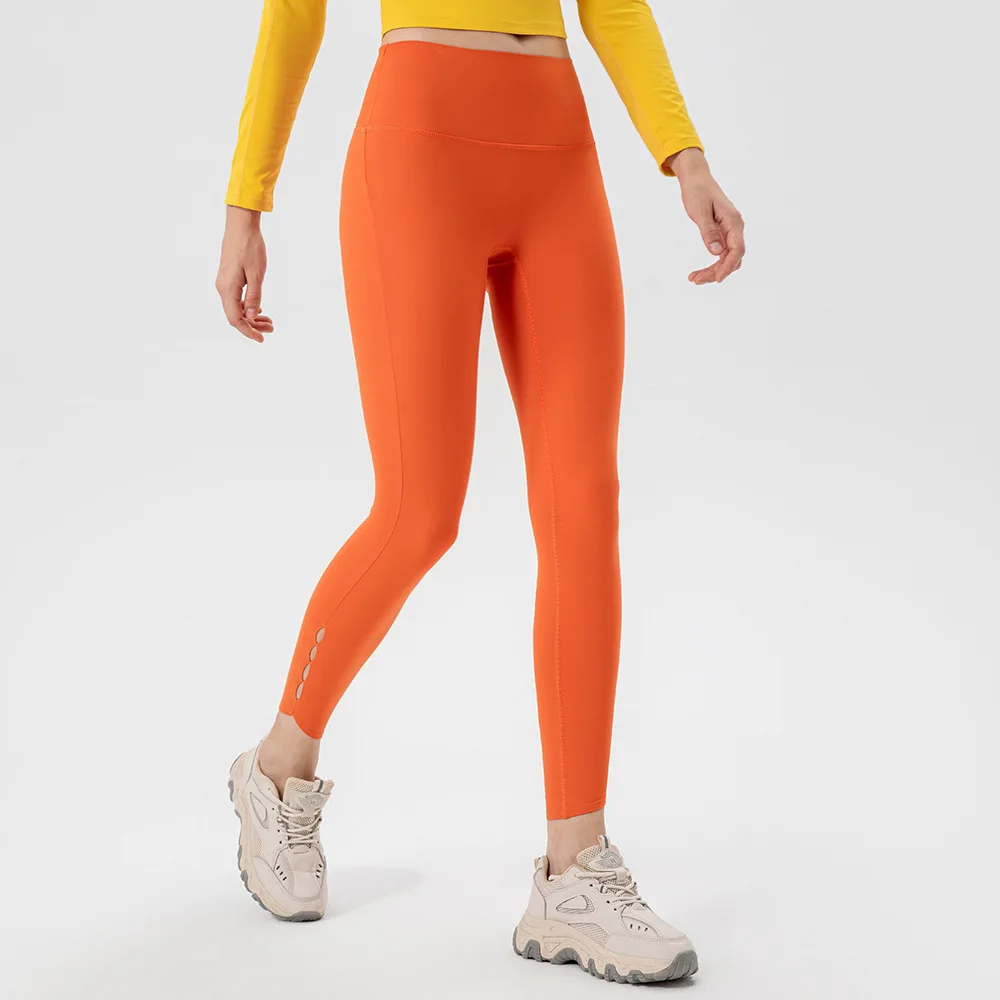 Vita Alta Donna Palestra Yoga Fitness Leggings Outdoor Running Seamless High Elastic Slim Yoga Pants Life The Hips