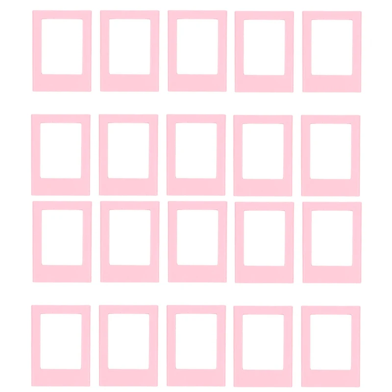 Set of 5/10/20 Colorful 3-Inch Magnetic Photo Frames