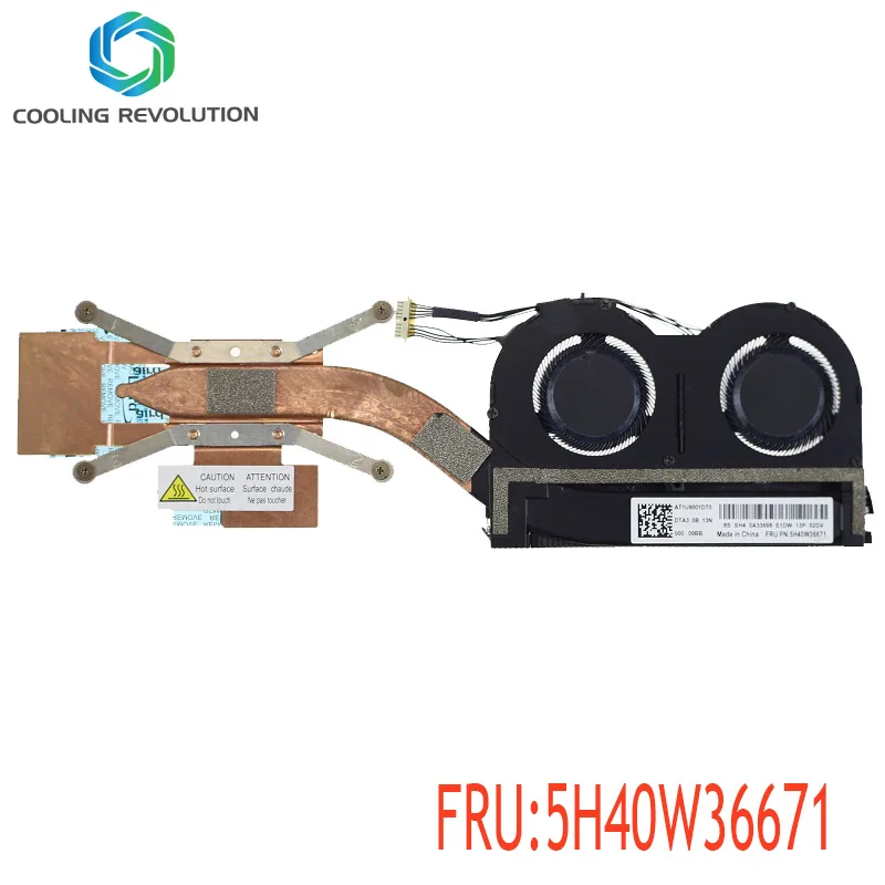 Ventilador do Dissipador de Calor da Cpu do Portátil Nd55c86 para Lenovo Thinkpad x1 Carbono 9th x1 Yoga 6th Fru Pn: 5h40w36671 - Imagem 2