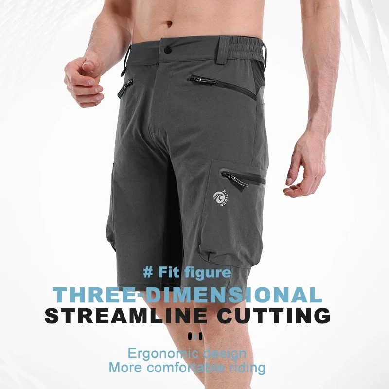 Mountain Bike Shorts Multi-Pockets Breathable MTB Road Cycling Shorts Waterproof Loose Outdoor Sports cycling shorts