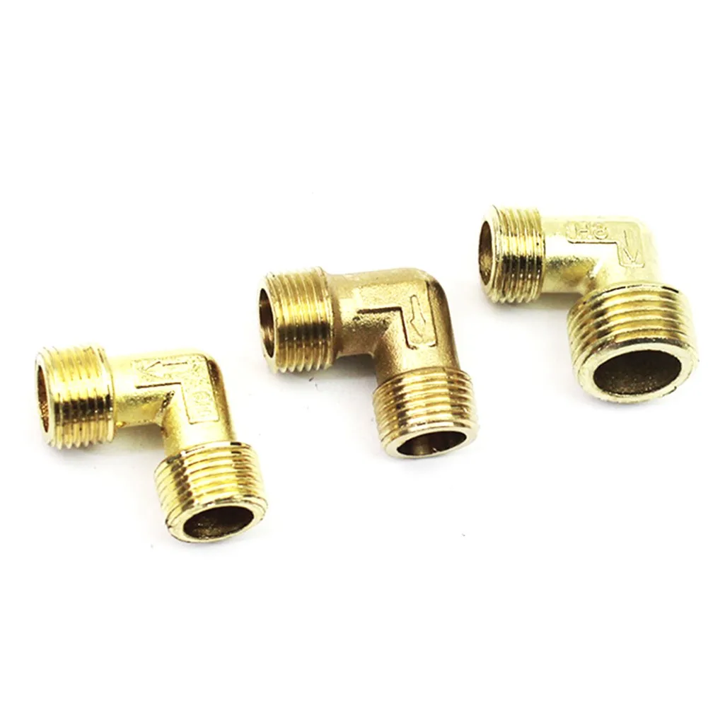 Air Compressor Valve Elbow Unloader Thread Brass 16.5mm Male To Male Check Valve Elbow Coupler Replacement For Air Pump