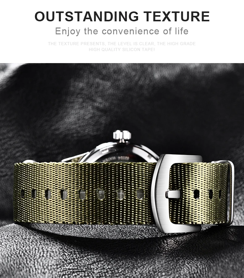 OCHSTIN Man Mechanical Pilot Wrist Watches Luxury Self Wind Leather Mechanic Male Clock Auto Date Relogio Masculino Gift for Men