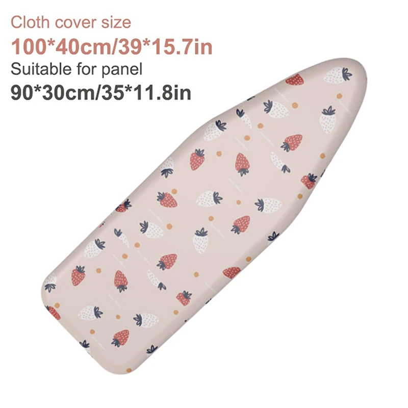 1pc 다림질 보드 커버 교체용 천 커버 가정용 다림질 테이블용 고온 방지 두꺼운 면 커버